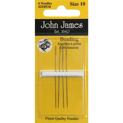 (image for) John James Beading Hand Needles Size 10